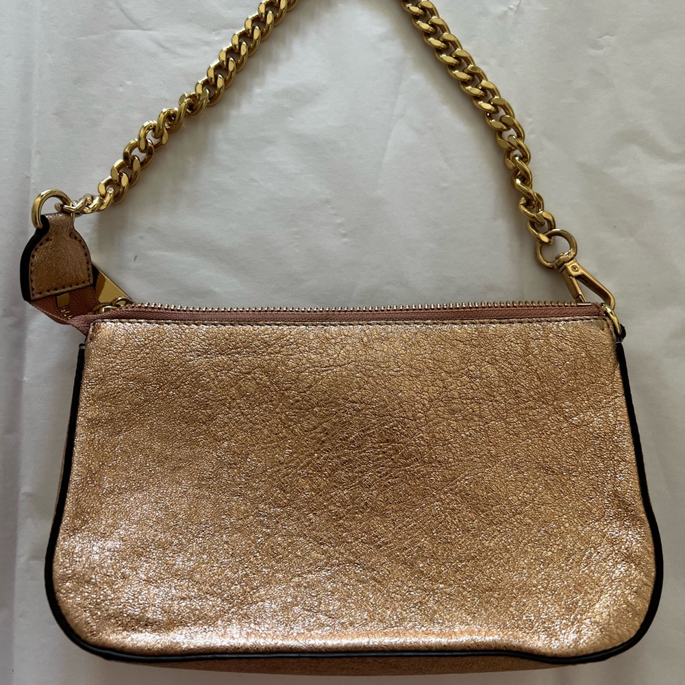 Michael Kors Shimmering Gold Shoulder Bag - Picture 3 of 3